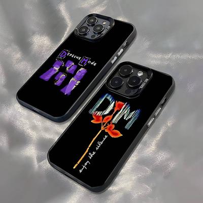Banda D-Depeche ModeS Cover Antiurto Nera OpacaCustodia per Telefono Per iPhone 17,16,15,14,13,12,11,Pro,XS,Max,Plus,Mini,SE4,E