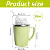 Creative 350ml Drinking Aids Sippy Cup Anti Choke Stainless Steel Straw Cup Easy-Clean Spill Proof Elderly Feeding Cup
