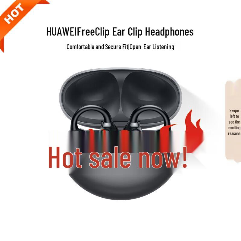 Huawei FreeClip Open-Ear Wireless Bluetooth Earbuds