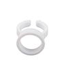 100pcs Disposable Glue Ring Pallet Holder for Eyelash Extension White Plastic Glue Pallet Tatto