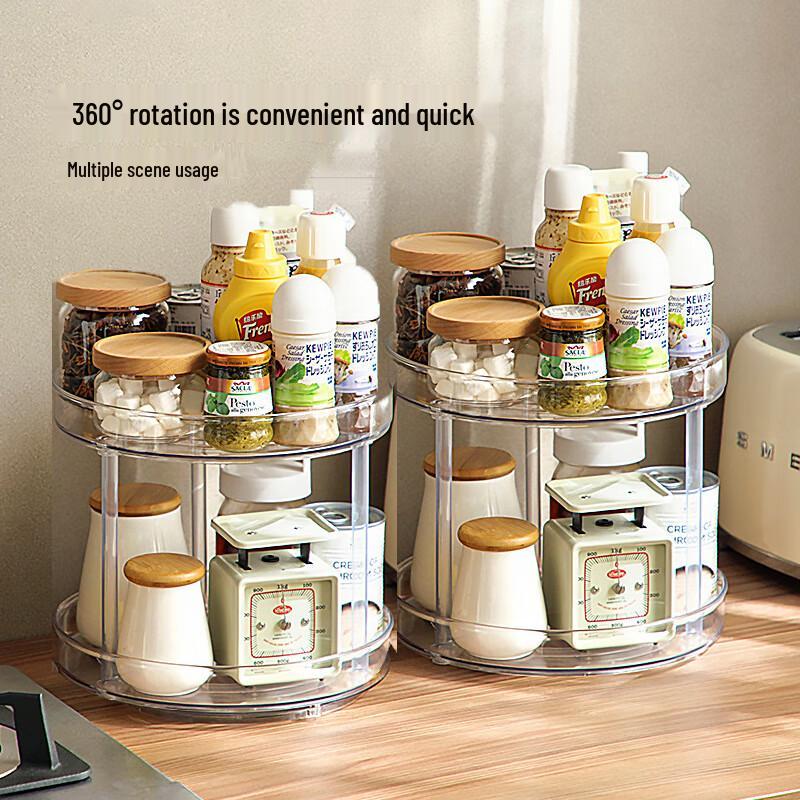 Yimijia Roterande Kryddställ för Köket