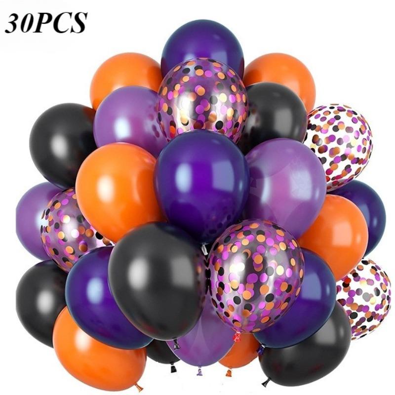 30PCS Latex Balloons for Birthday Weddings Anniversary Bridal Shower Graduation Party Decorations for Christmas, Halloween