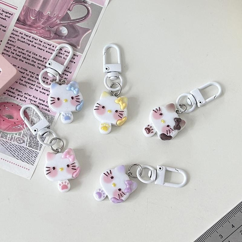 

Kawaii Kt Cat брелок креативный Kt Cat брелок милый мультфильм аниме брелок кулон милый рюкзак украшения аксессуары подарки