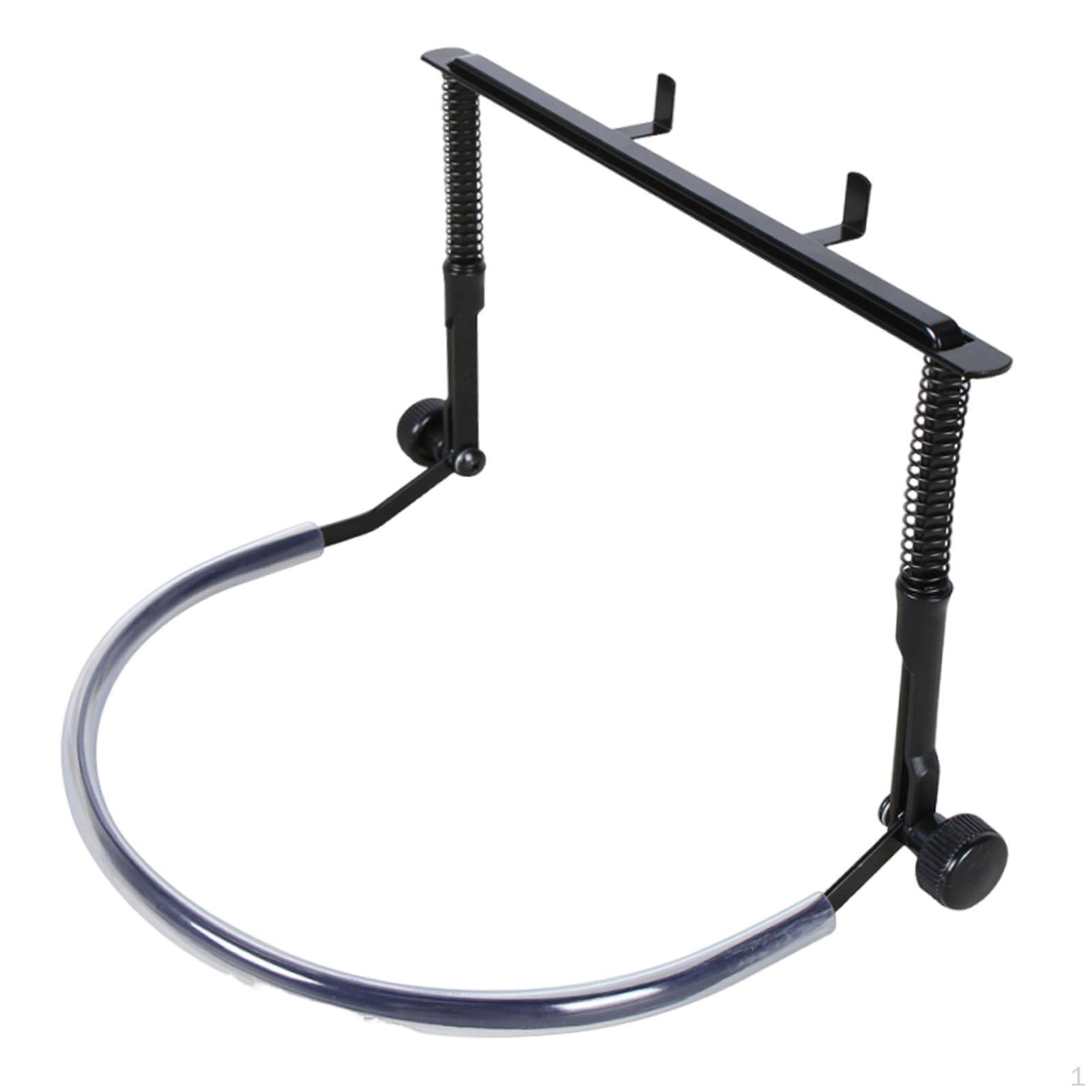 

10 Hole 24 Harmonica Neck Harp Holder Accessory Comfortable to Use for Professionals Anti Black