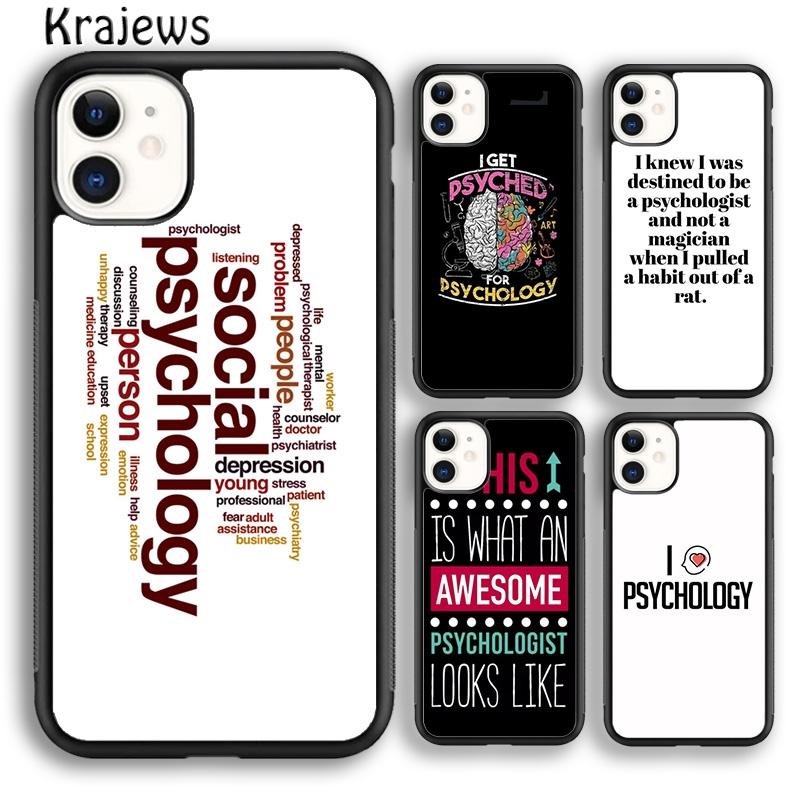 Awesome Psychologist Profession Psychology Phone Case For iPhone 17 Air 16 15 14 plus 11 12 13 pro max coque Fundas
