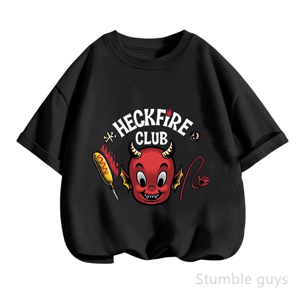 Summer Kids Daily Wear T-shirt Stranger Things Boys Clothes Girls Short Sleeve Anime Tshirt Tops Stranger Thıngs Tops