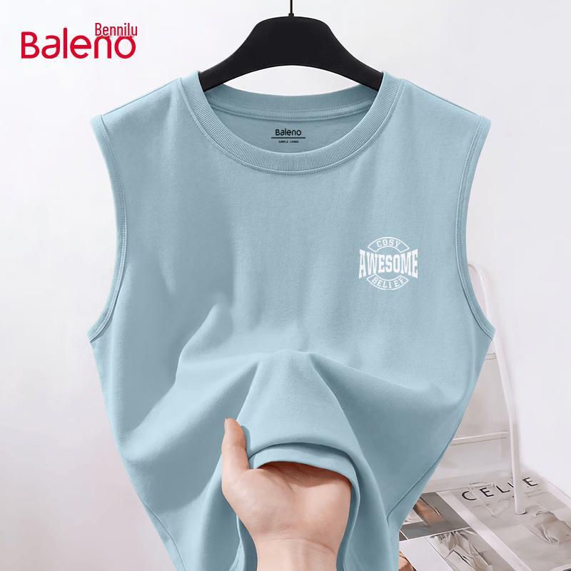 Мужской свободный хлопковый жилет с принтом Baleno 4XL