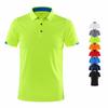 Polo Manica Corta Asciugatura Rapida Traspirante da Golf con Collo a Revers Sportiva Manica Corta 8 Colori Taglia Grande