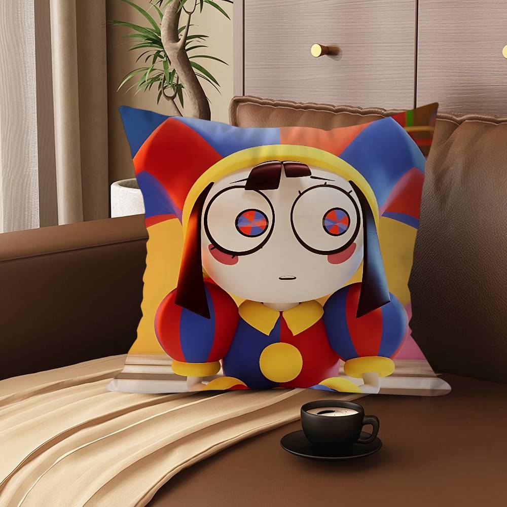 

A-удивительный Цифровой Цирк 45*45см Наволочка Чехол для подушки Декор Наволочка Домашняя наволочка Для диванной подушки 12x12Inch