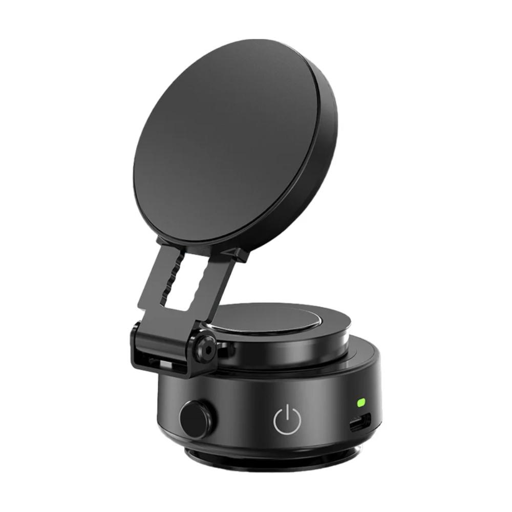 

Автомобильный магнитный держатель для телефона с электрической присоской, складной вращающийся на 360° кронштейн, суперустойчивая подставка с переключателем для iPhone 16 15