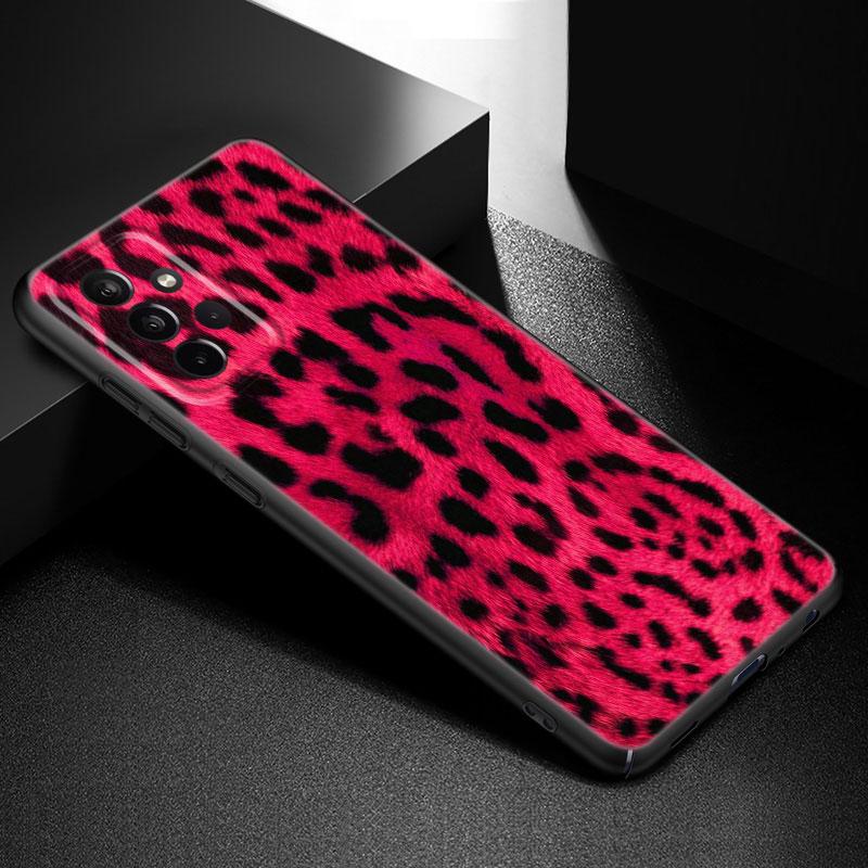Husă Pantera cu imprimeu leopard de modă pentru Samsung A21 A30 A50 A52 S A13 A22 A32 A33 A53 A73 5G A11 A12 A31 A51 A70 A71 A72