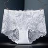 Plus Size High Waist Seamless Lace Tummy Control Underwear (90-300 lbs)