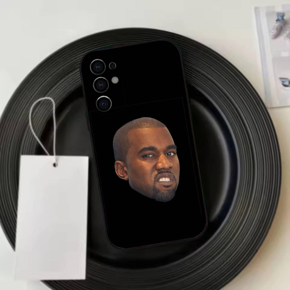 Funny Singer Kanye West Ye Clear Phone Case For Samsung S25,S24,S21,S22,S23,S30,Ultra,S20,Plus,Fe,Lite,Note,10,Black Cover
