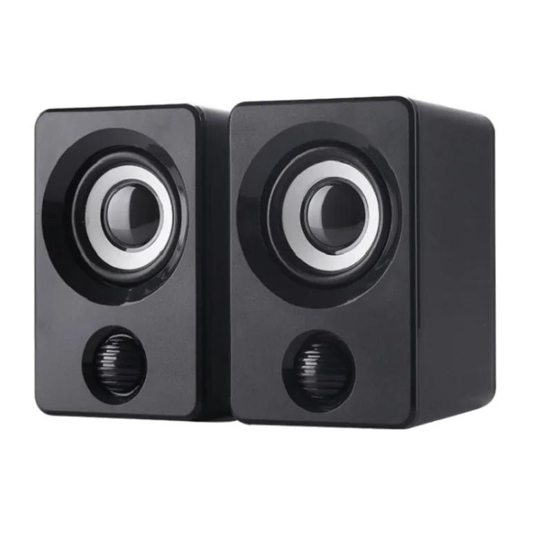Mini Bluetooth Computer Speaker USB Wired Speakers Universal Stereo Sound Surround Portable for PC Desktop Laptop Stereo Portable Living