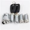 OEM Auto Full Set Door Lock Cylinder For Fiat Ducato Doblo Cargo Punto Panda SIP22 Blade Trunk Lock Ignition Lock With 2Pcs Key