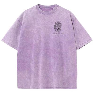 Yazlık Kadın Tişört Monogram Baskılı Yıkanmış Denim Kumaş Kısa Kollu Unisex Günlük Moda Giyim Erkek