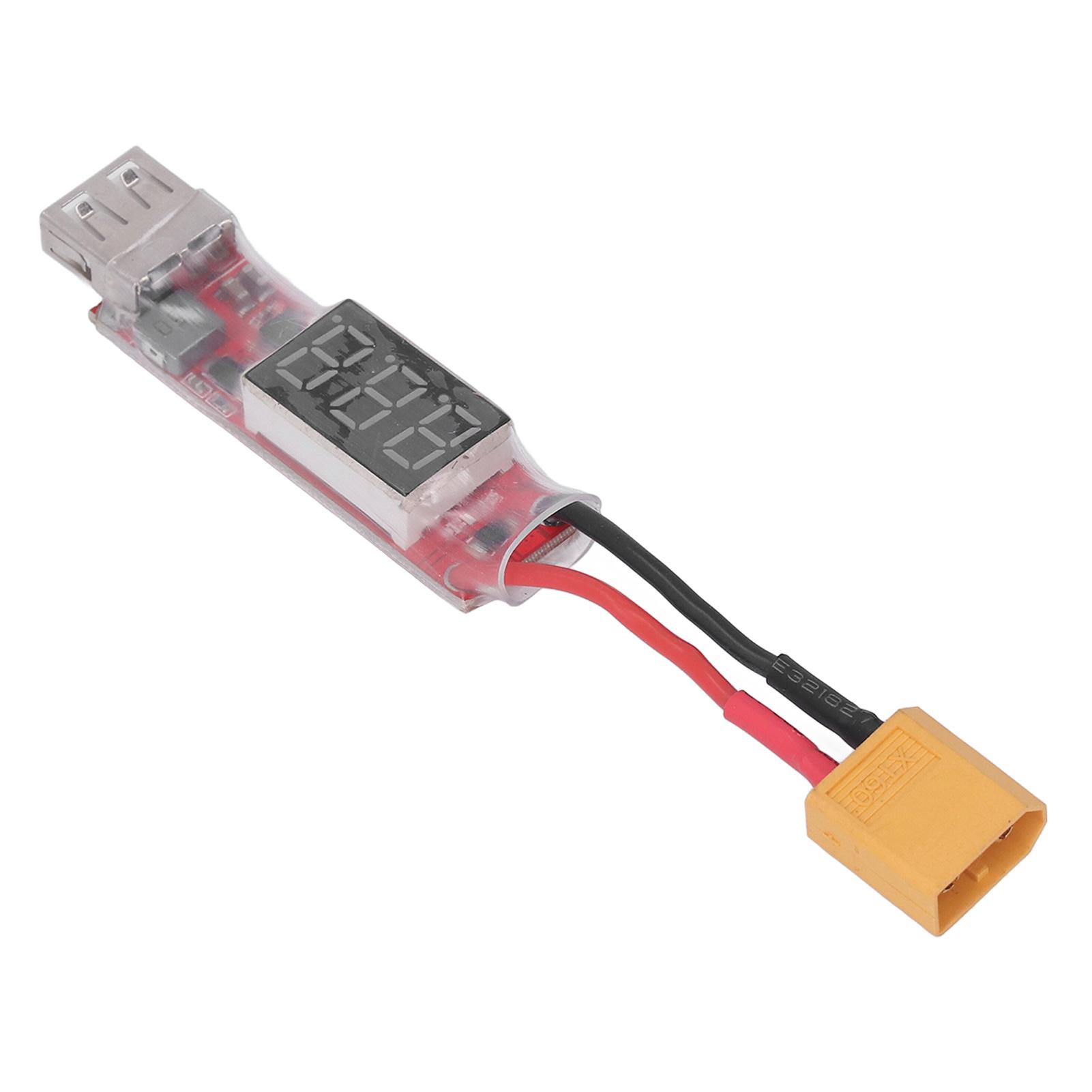 

Перетворювач для заряджання 2-6S XT60 на USB Плата-адаптер для заряджання мобільного телефону від акумулятора Lipo із захистом від напруги