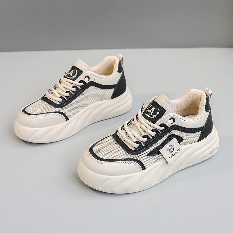 

Rd5812 Новые сетчатые белые туфли женские летние сетчатые туфли на платформе дышащие и носимые увеличивающие рост женские туфли для отдыха и спорта 40