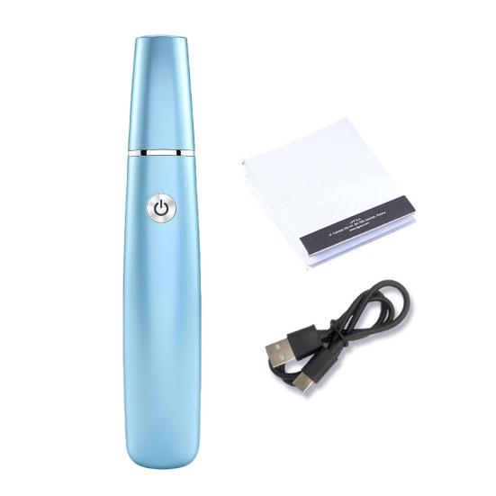 Elektrisk hard hudfjernerpenn 2-hastighets fotfil for død hud og sprukne hæler Bærbart pedikyrverktøy med 360 graders rullehoder