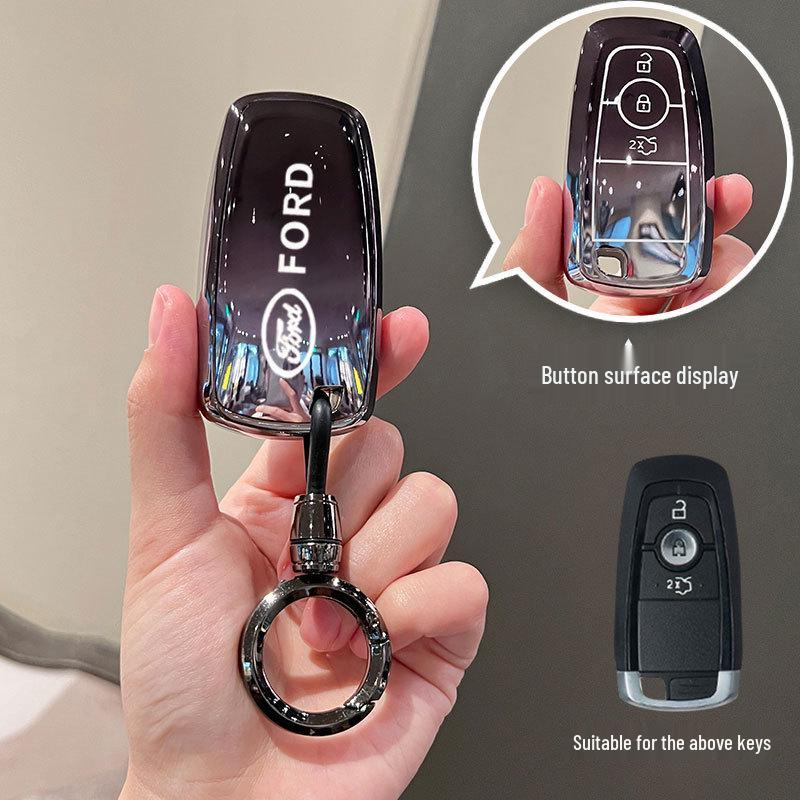 Ford Prado Key Cover: Durable, Anti-Drop Shell for Taurus, EcoSport - Creative Decoration