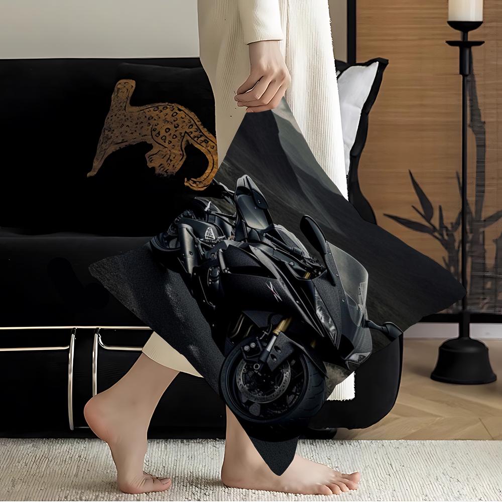 Modern Motorcycle Pillow Cover For Bedroom Room And Living Room Sofa Decorative Cushion Cover 16x16Inch