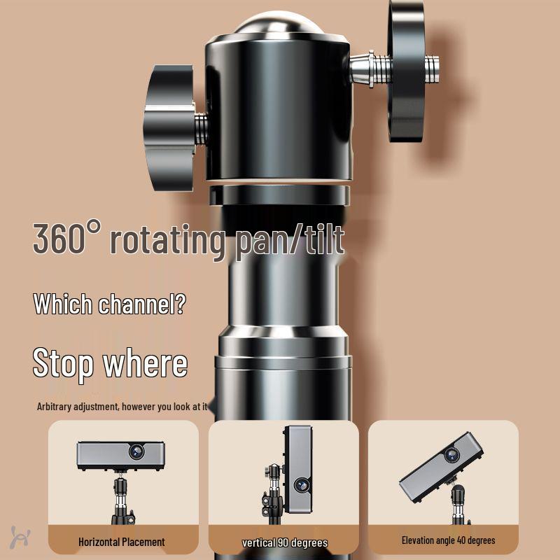Compact Telescopic Tripod Projector Stand with Tray