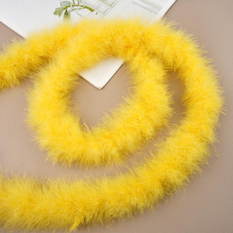 Colorful Turkey Feather Strips for DIY Crafts and Christmas Decorations