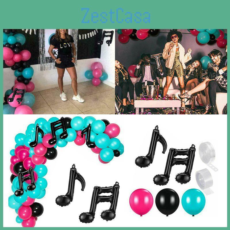 Music Tik Tok Theme Birthday Party Decorations 139pcs Balloon Arch Kit Supplies
