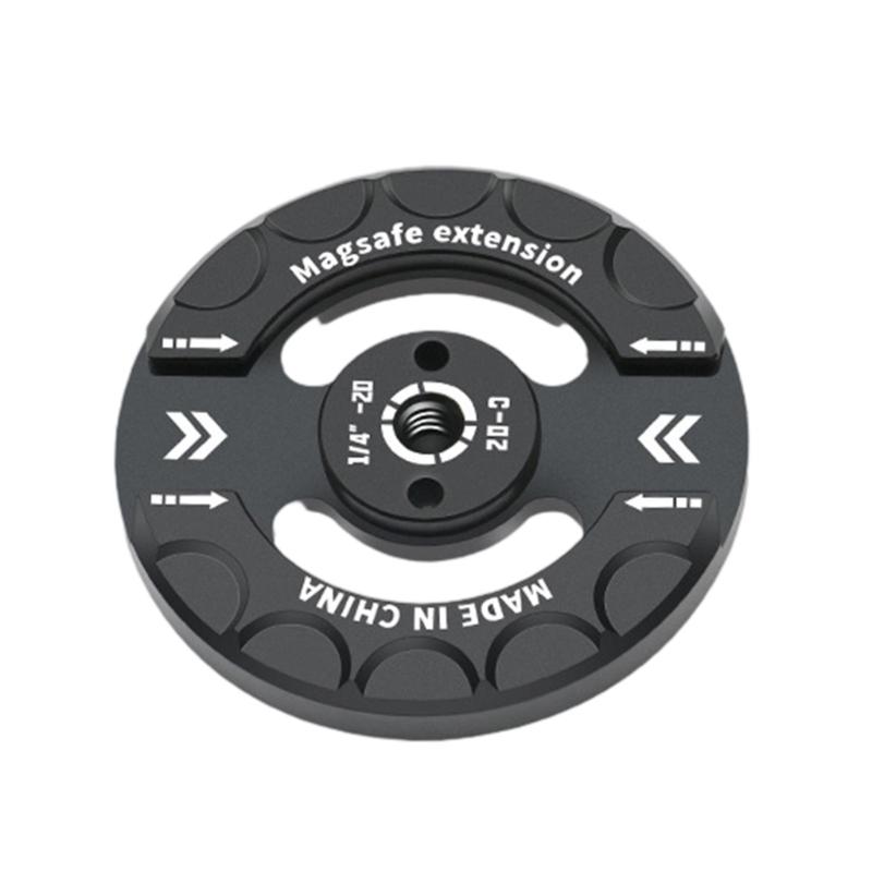 

Magnetic Phone Tripod Mount Adapter with 1/4 Screw Holes Magnet Phone Tripod Stand Ball head Adapter 1