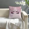 Beauty Makeup Eyelash Pillow Case Sofa Decorative Home Double-sided Print Plush Square Throw Pillow Covers Cushion Decor Cover