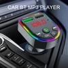 Car Bluetooth 5.0 FM Transmitter Wireless Handsfree Audio Receiver MP3 Player LED 3.1A Dual USB Fast Charger Car Accessories Kit