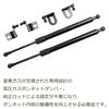 Wellvie Classy Hood Damper for Prius 30 Series (Early and Late Models) ZVW30 Front Damper Hood Shock Absorber (Set of 2) [Parallel Import]