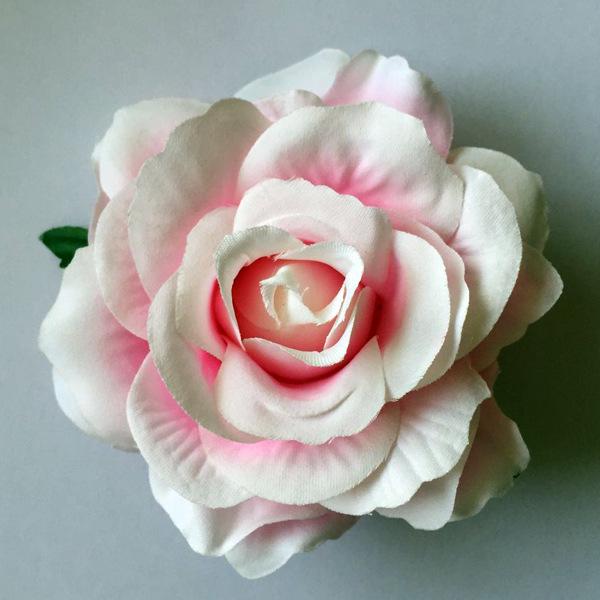 Bohemian Rose Lace Hair Clip and Brooch - Artificial Flower Accessory