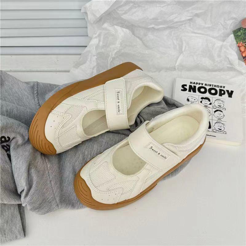 Velcro Baotou Cool Women's Shoes Little White Shoes Niche Design Sense Student Casual Versatile Shoes