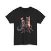 Super Creepy Unisex Adult T Shirt Zombie Cat Scary Weird Horror Tee Obscure Gift