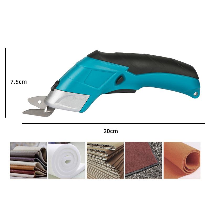 Cordless Electric Scissors Rechargeable Scissors Cloth Cutter Rug DIY Scissors Cardboard Cutting Tool PVC Leather Sewing