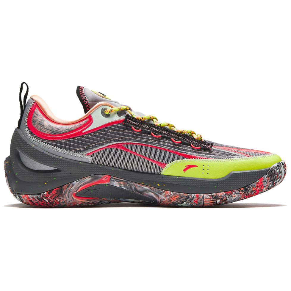 Anta Shunxi 1 ESG Nitrogen Technology Professional Basketball Shoes Men Sneakers Black Red Green 912421111Q-8