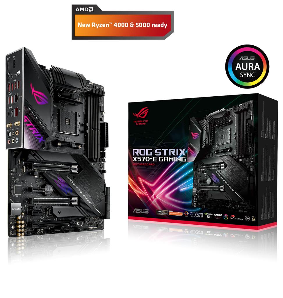 ASUS ROG STRIX GAMING ATX Mainboard für AMD AM4 X570-E