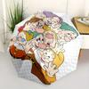 Seven Dwarfs Themed Automatic Opening and Closing Folding Umbrella, Reinforced 8 Ribs, Compact Travel Design, Fashionable Folding Umbrella,