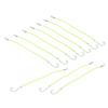 10 Pcs Anti Bright Hair Rigs Carp Fishing Barbed Hook 4 Size