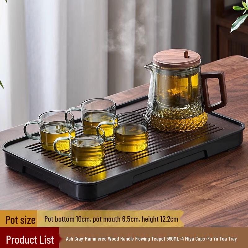 Glass Quick Brew Teapot Set