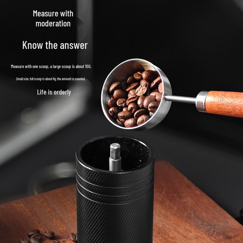 15ml/30ml Coffee Measuring Spoon with Stainless Steel and Solid Wood Handle