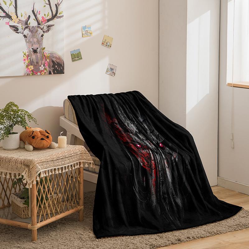 Cartoon Transformers Serie Doppelseitige Flanell 3D Digitaldruck Decke Decke