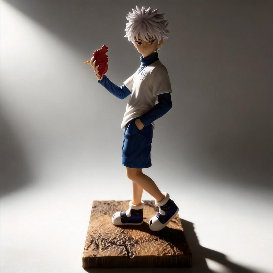 Anime Figure Killua Zoldyck Standing Pose Collectible Model Toy 27cm Desktop Decoration