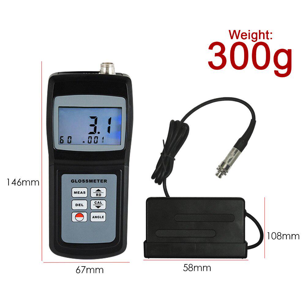 Buy Handheld Digital Gloss Meter 20 & 60 Degree Tile Floor Metal
