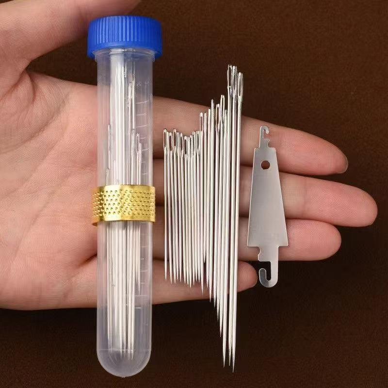 

Large-Eye Long Thick Sewing Needle for Quilts - Ideal for Hand Sewing & Crafts