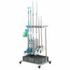 Yidashang Floor-Standing Stainless Steel Mop & Broom Organizer