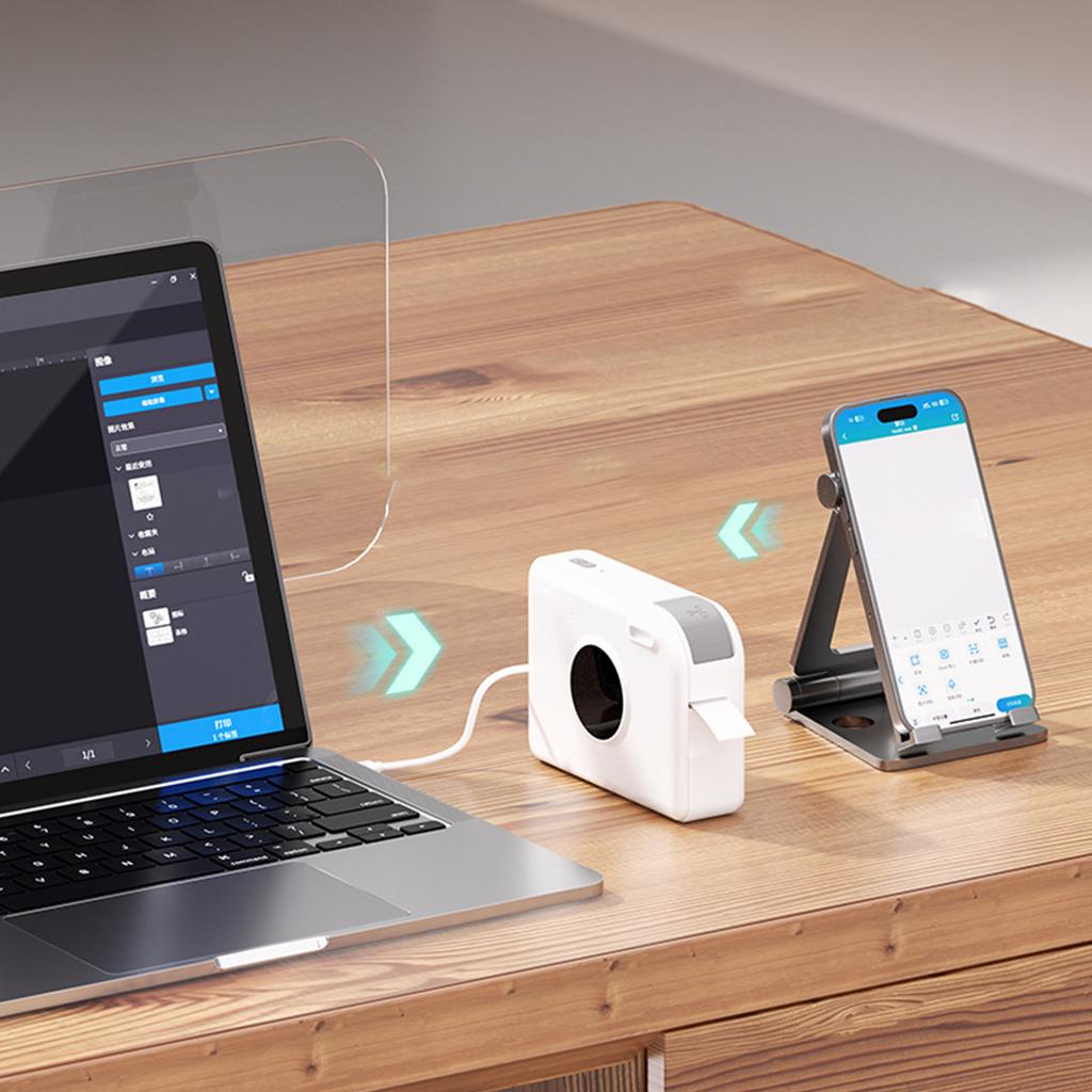 Multi-Functional Small Household Label Printer for Home Use - Hot Transfer Label Printer