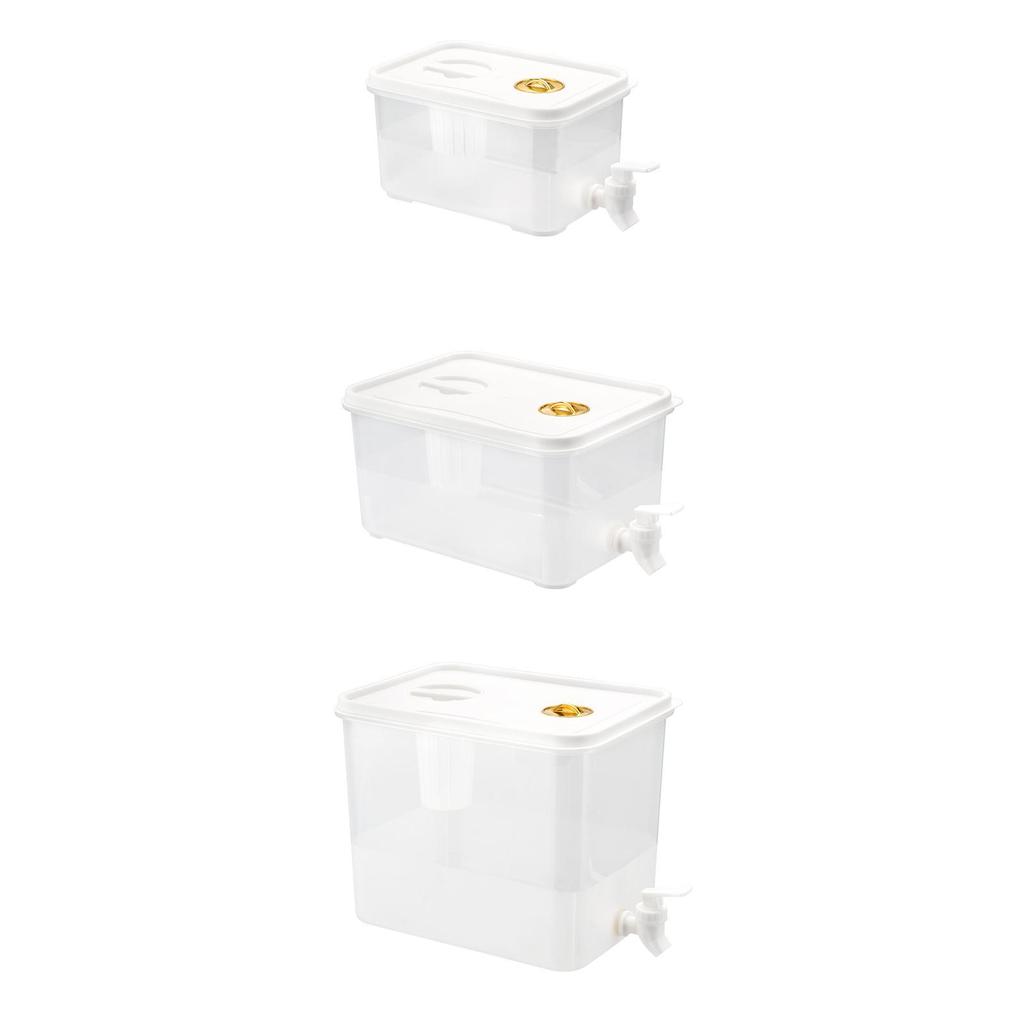 Cold Kettle with Faucet Drink Dispenser, Cold Drinks Juice Bucket, Tea Lemonade Jug Iced Beverage Dispenser for Household