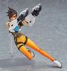 Figma Overwatch Tracer bemalte bewegliche Figur, nicht maßstabsgetreu, ABS und PVC